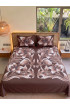 Hand Painted Rayon Bedsheet Set King Size